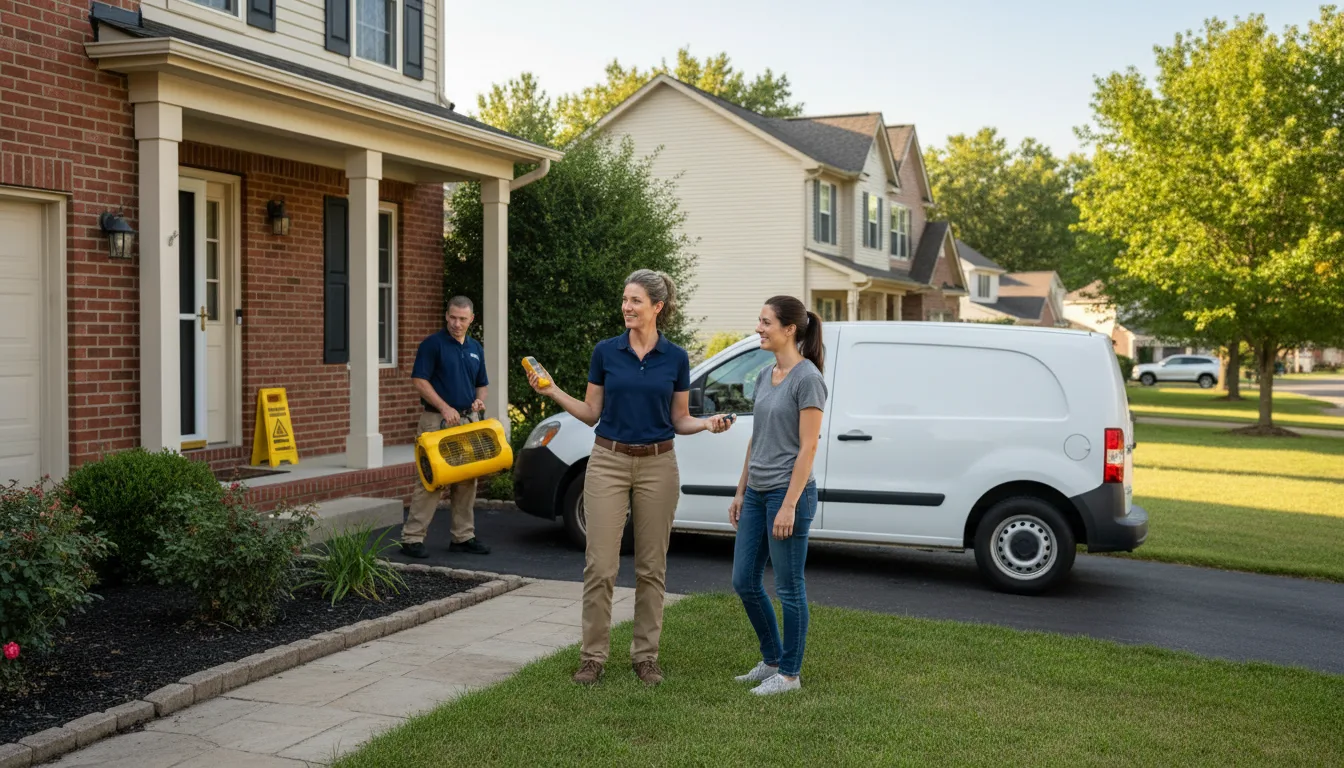 Water restoration image for Flood Water Cleanup, Removal And Restoration Services in Georgetown, OH